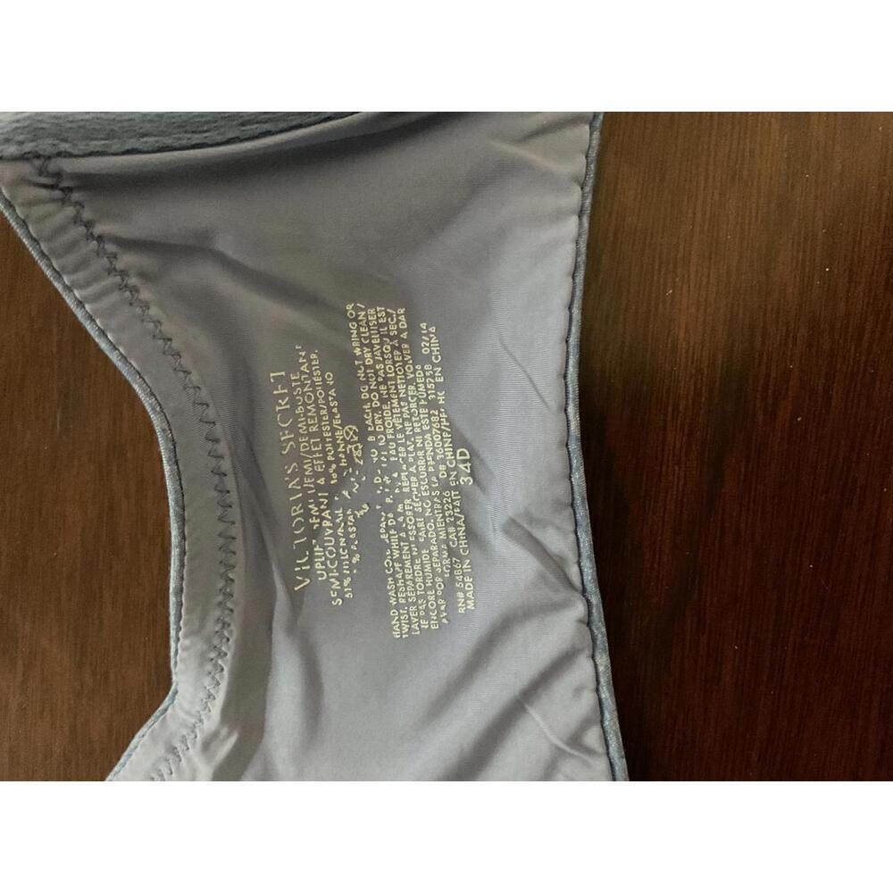 Victoria’s Secret 34D uplift semi Demi padded underwire bra - Picture 5 of 8